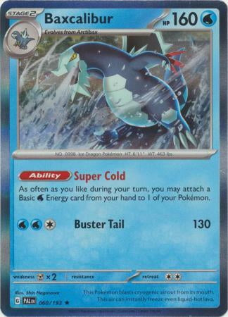 Paldea Evolved Holo Baxcalibur #60/193
