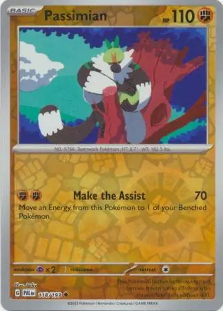 Paldea Evolved Passimian #118/193 reverse holo