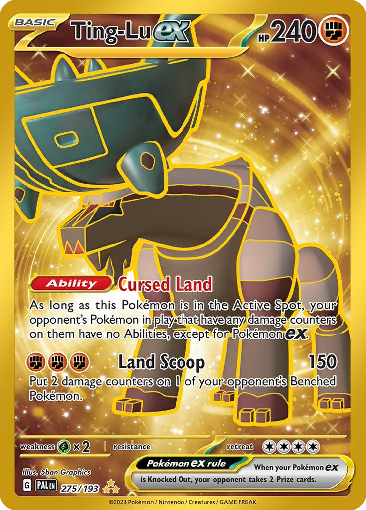 Paldea Evolved Ting-Lu EX #275/193