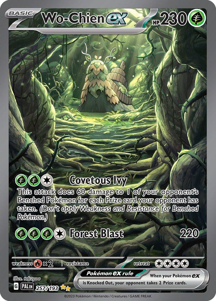 Paldea Evolved Wo-Chien EX #257/193