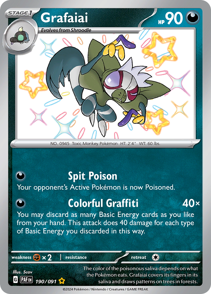 Paldean Fates Grafaiai #190/91