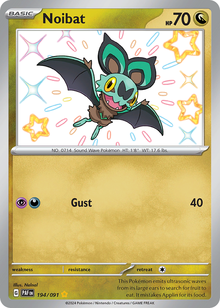 Paldean Fates Noibat #194/91