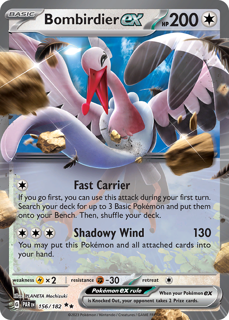 Paradox Rift Bombirdier EX #156/182