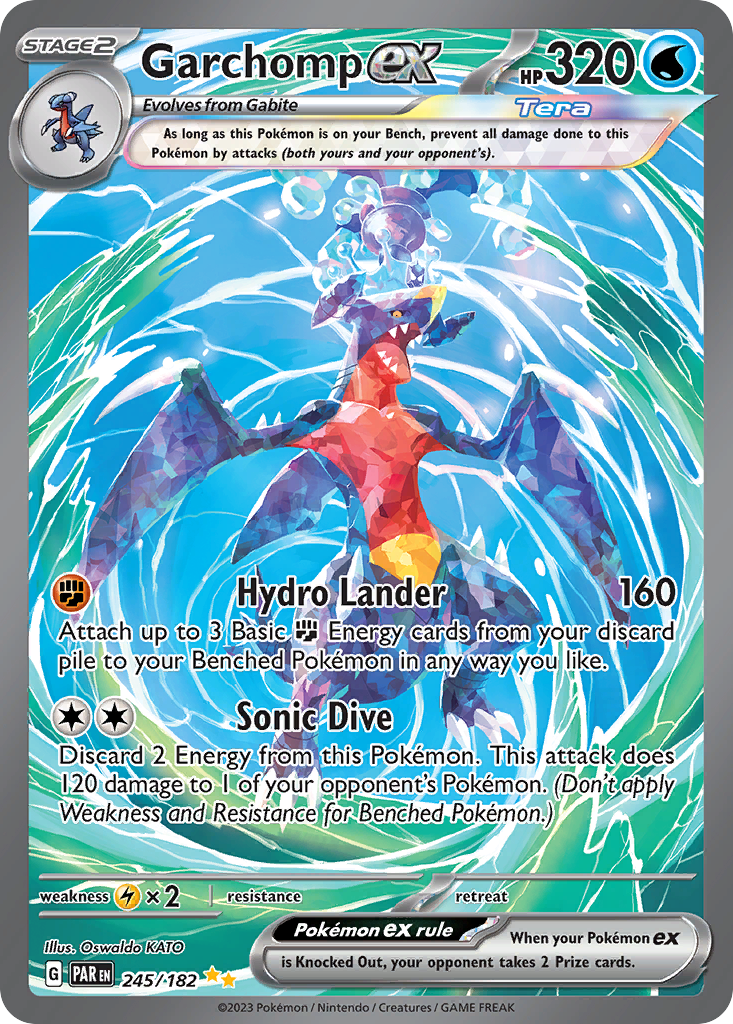 Paradox Rift Garchomp EX #245/182