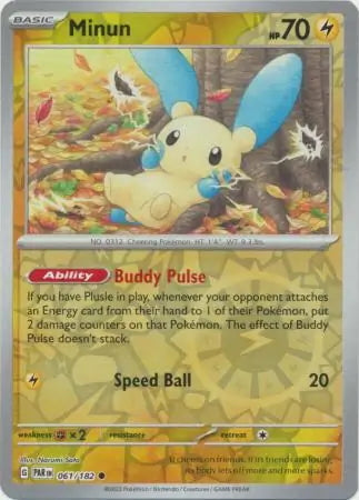 Paradox Rift Minun #61/182 reverse holo