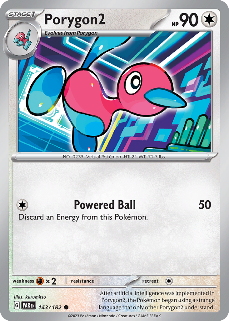 Paradox Rift Porygon2 #143/182