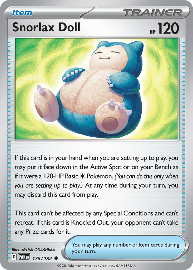 Paradox Rift Snorlax Doll #175/182