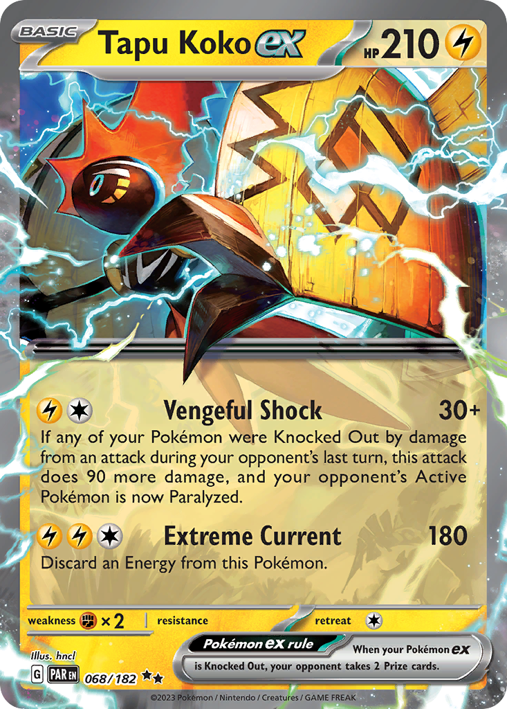 Paradox Rift Tapu Koko EX #68/182