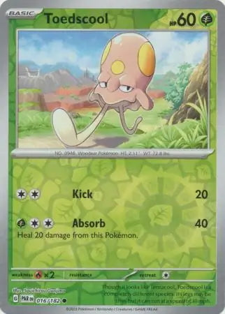 Paradox Rift Toedscool #16/182 reverse holo