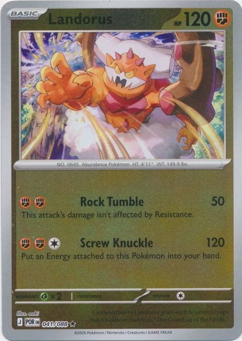 Perfect Order Landorus #041 reverse holo
