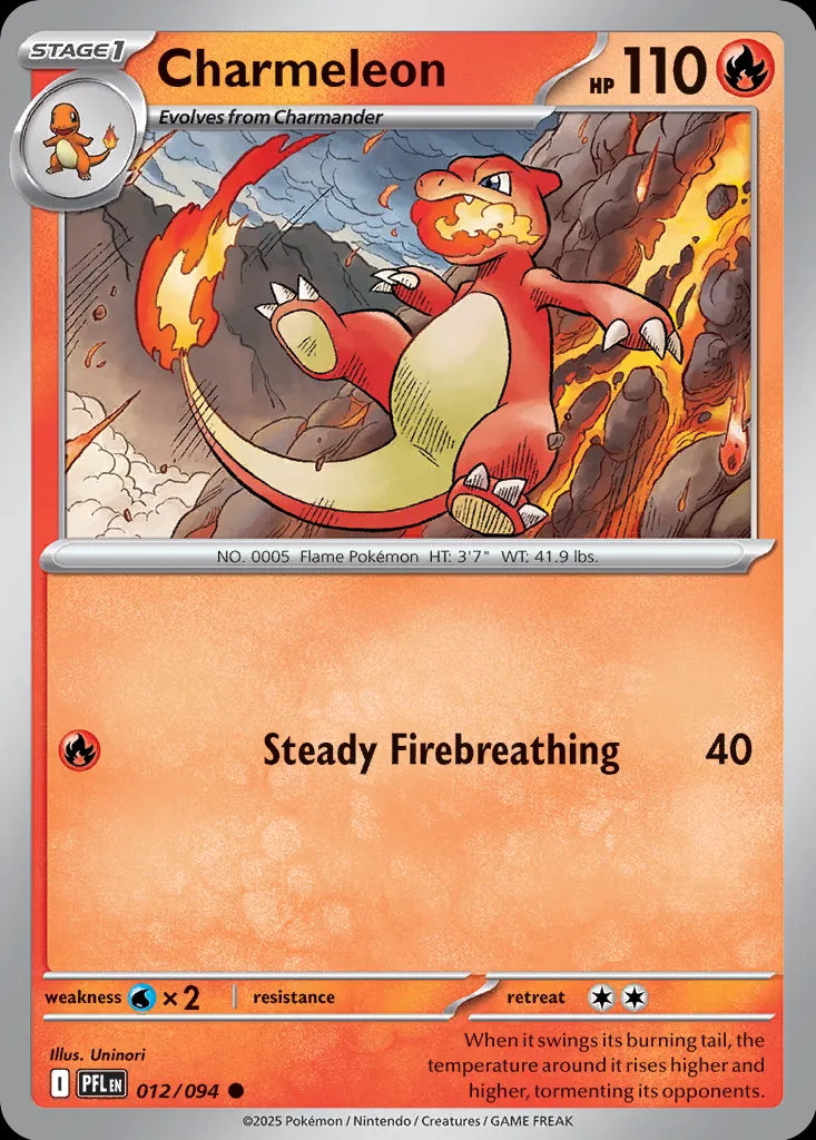 Phantasmal Flames Charmeleon #012/94