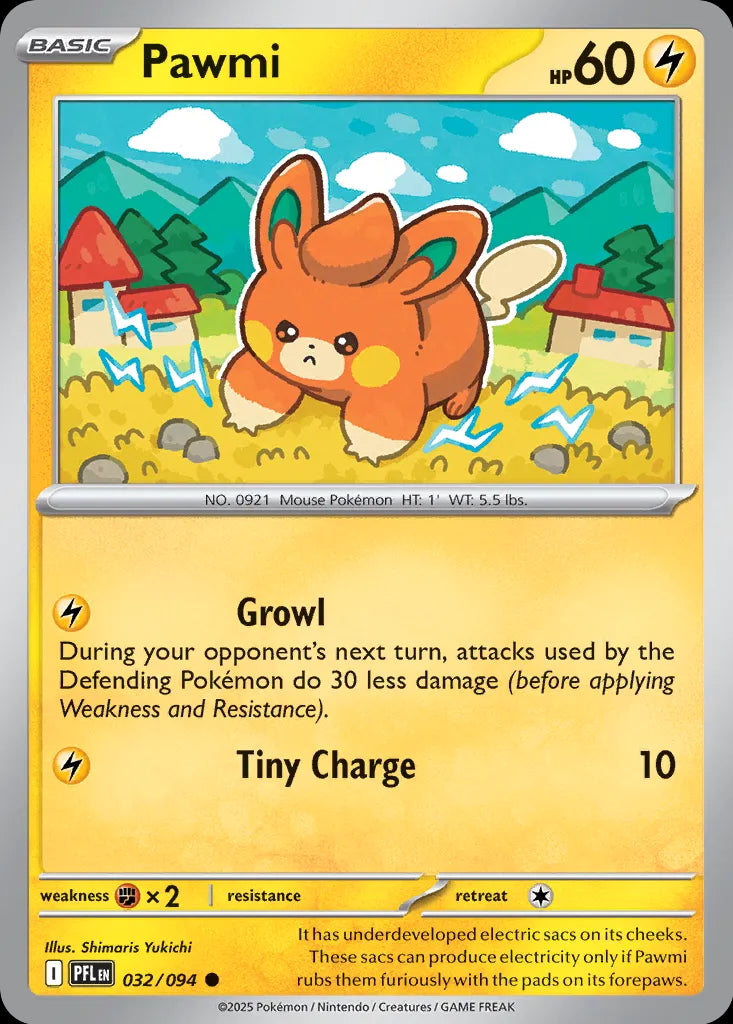 Phantasmal Flames Pawmi #032/94