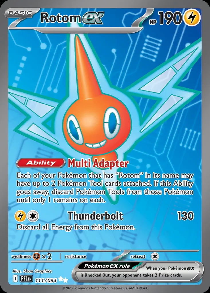 Phantasmal Flames Rotom ex #111/94