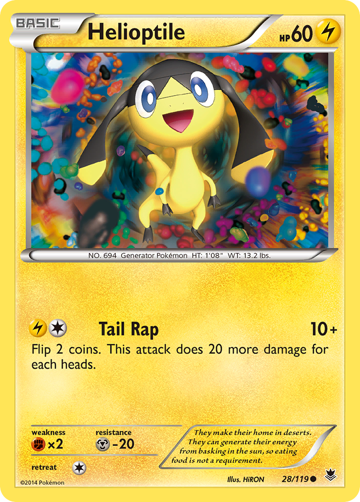 Phantom Forces Helioptile #28/119
