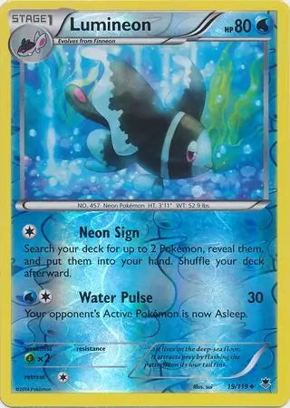 Phantom Forces Lumineon #19/119 reverse holo