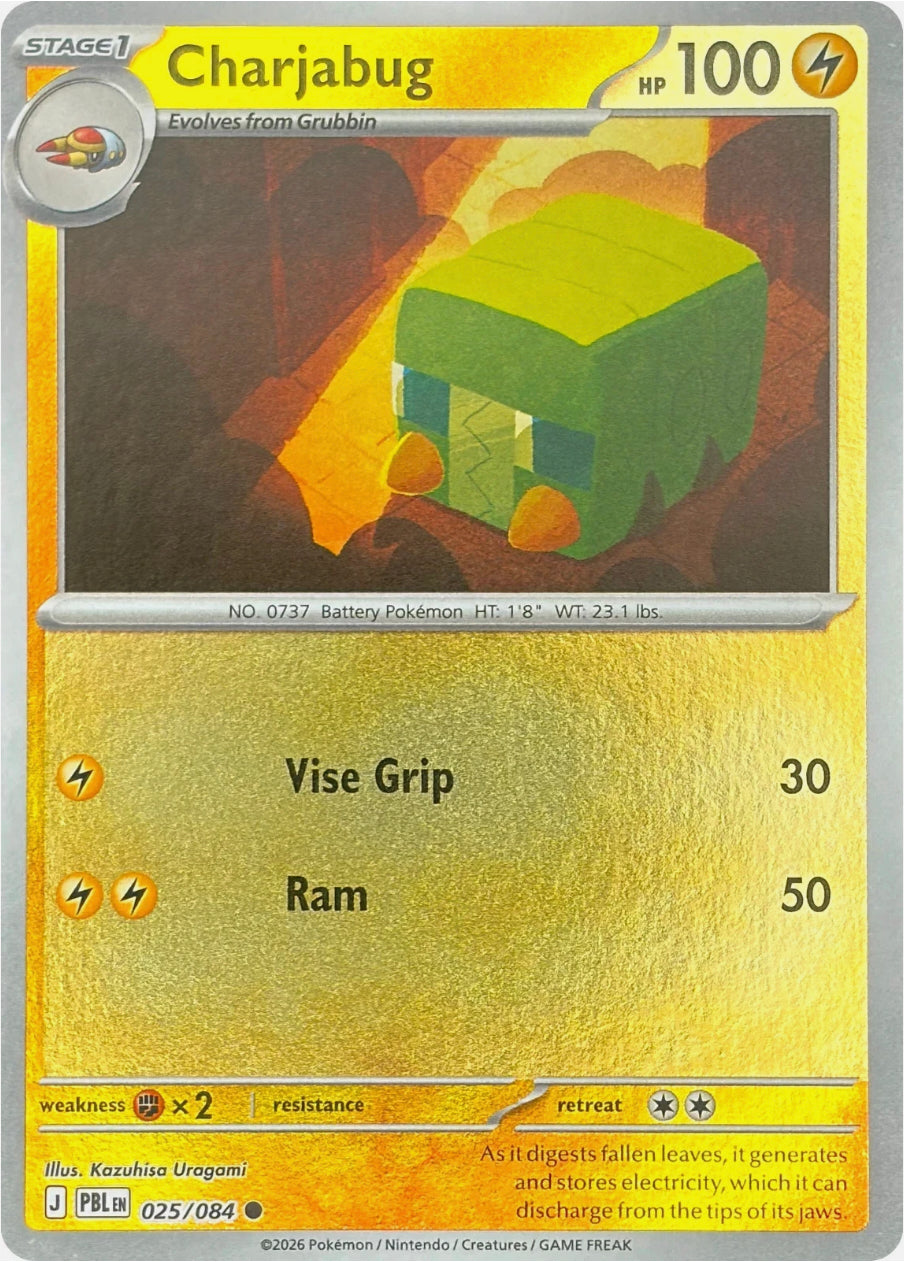 Pitch Black Charjabug #025/084 reverse holo