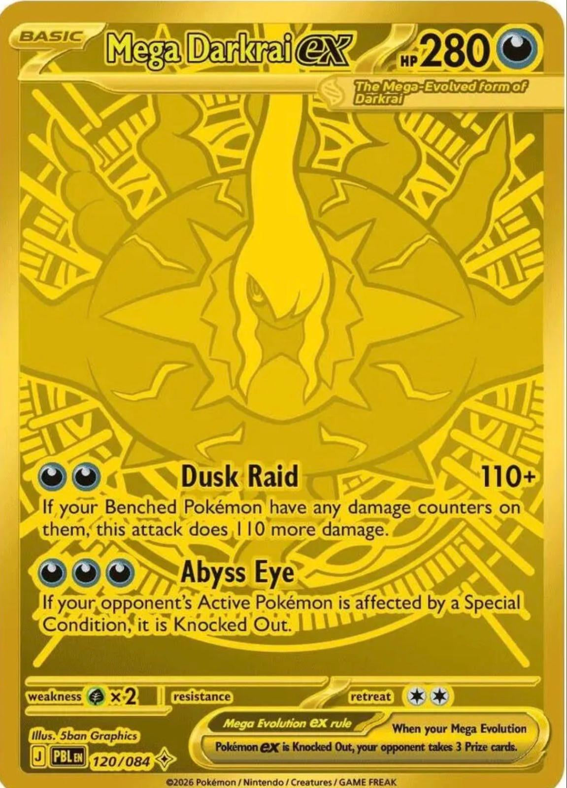 Pitch Black Mega Darkrai ex #120/084