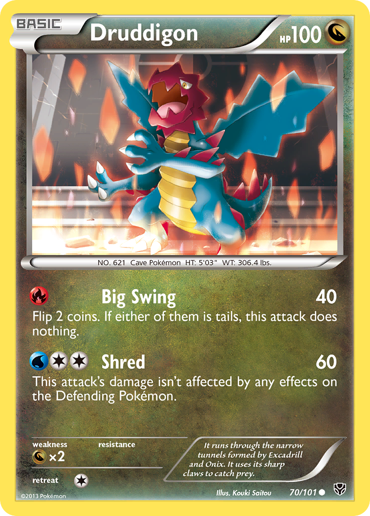 Plasma Blast Druddigon #70/101