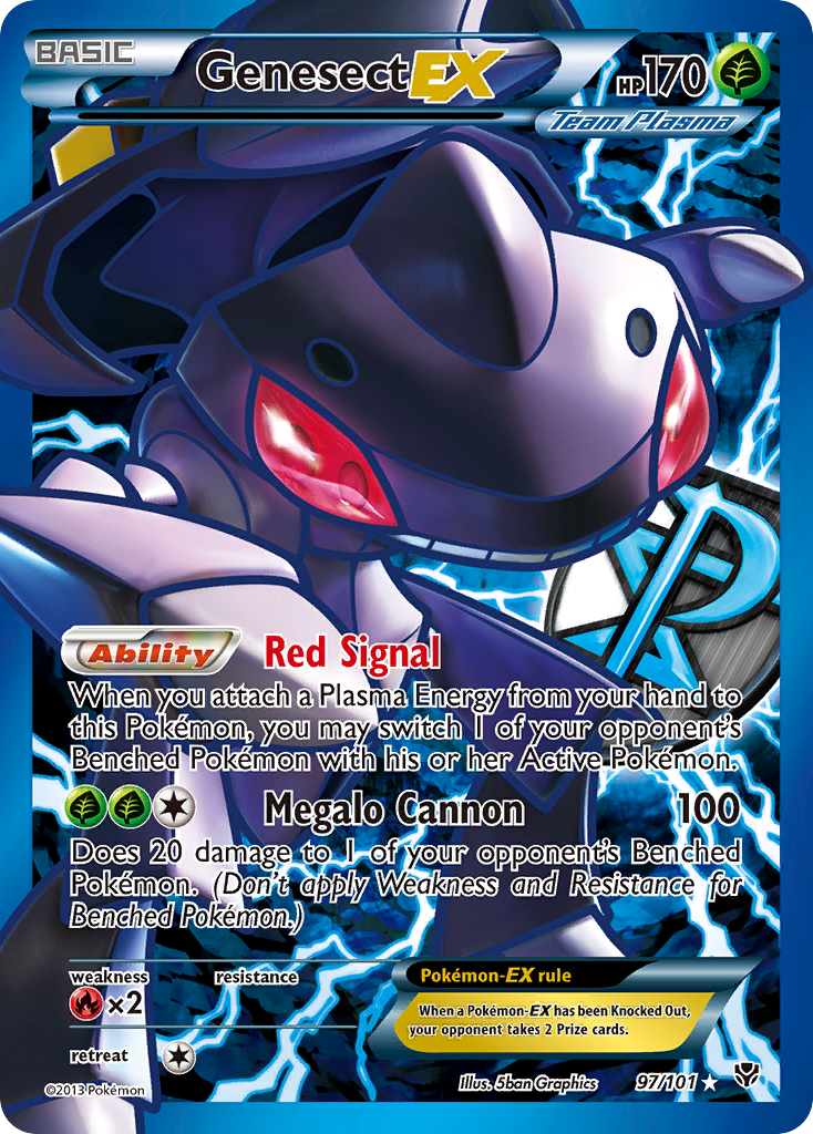 Plasma Blast Genesect EX #97/101