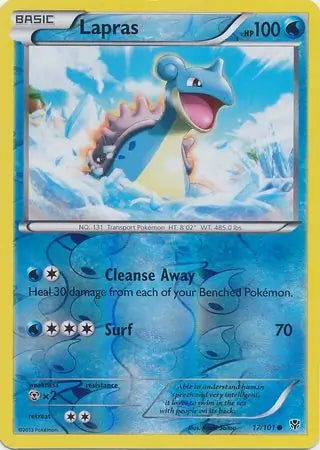 Plasma Blast Lapras #17/101 reverse holo
