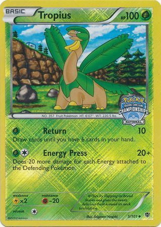 Plasma Blast Tropius #5 National Championships Promo