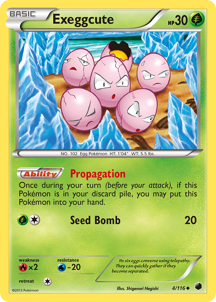 Plasma Freeze Exeggcute #4/116