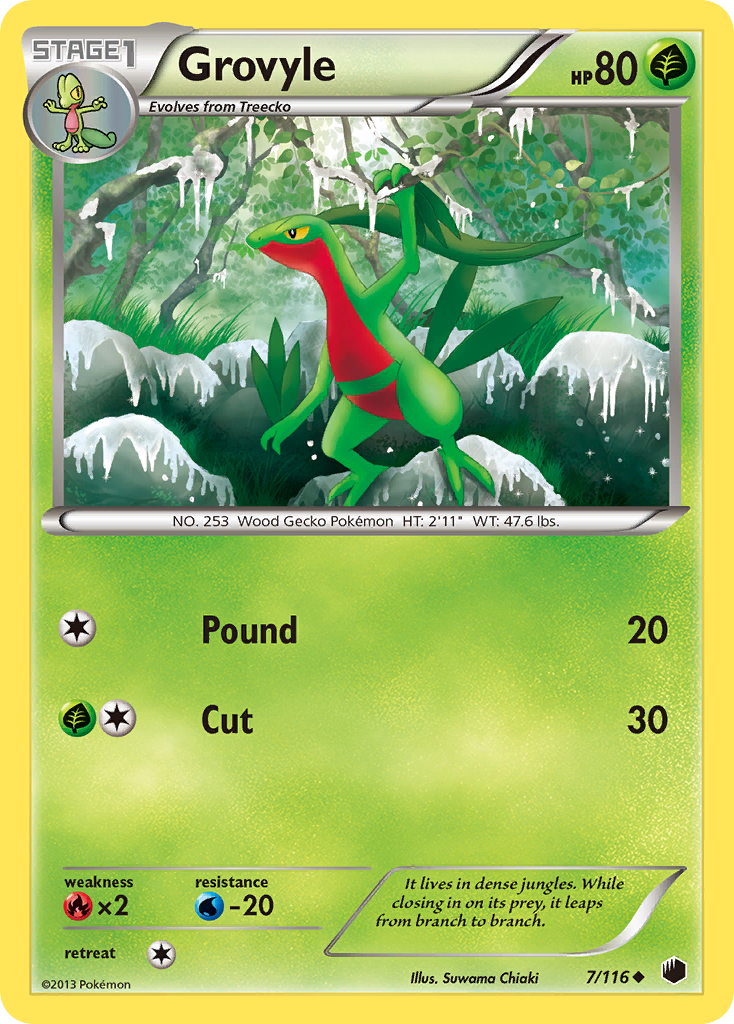 Plasma Freeze Grovyle #7/116