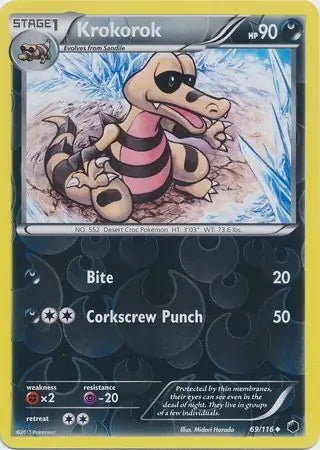 Plasma Freeze Krokorok #69/116 reverse holo