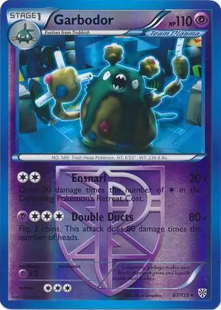 Plasma Storm Garbodor #67/135 reverse holo