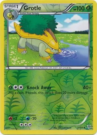 Plasma Storm Grotle #2/135 reverse holo