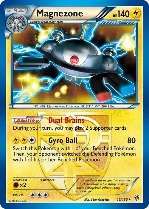 Plasma Storm Holo Magnezone #46/135