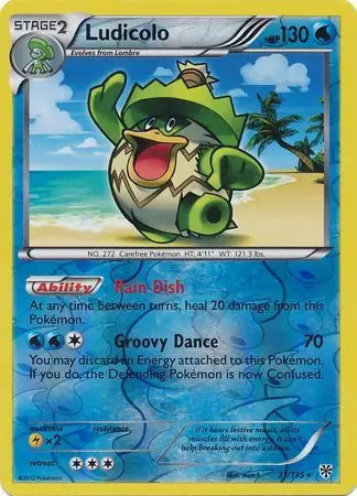 Plasma Storm Ludicolo #31/135 reverse holo