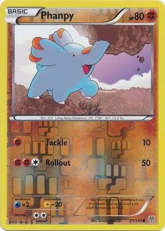 Plasma Storm Phanpy #71/135 reverse holo