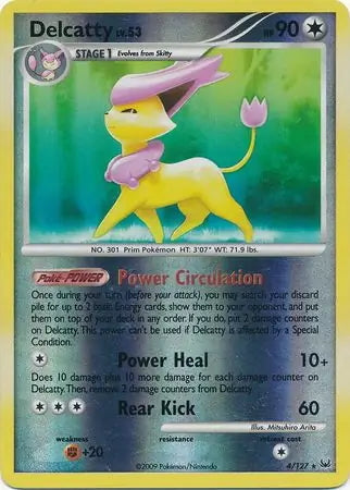 Platinum Delcatty #4/127 reverse holo