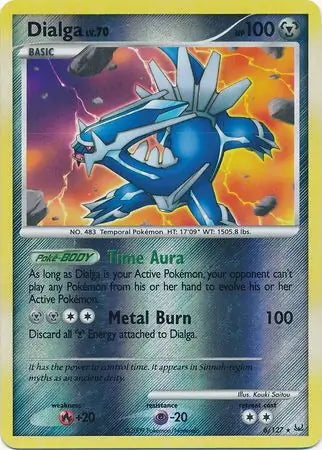 Platinum Dialga #6/127 reverse holo
