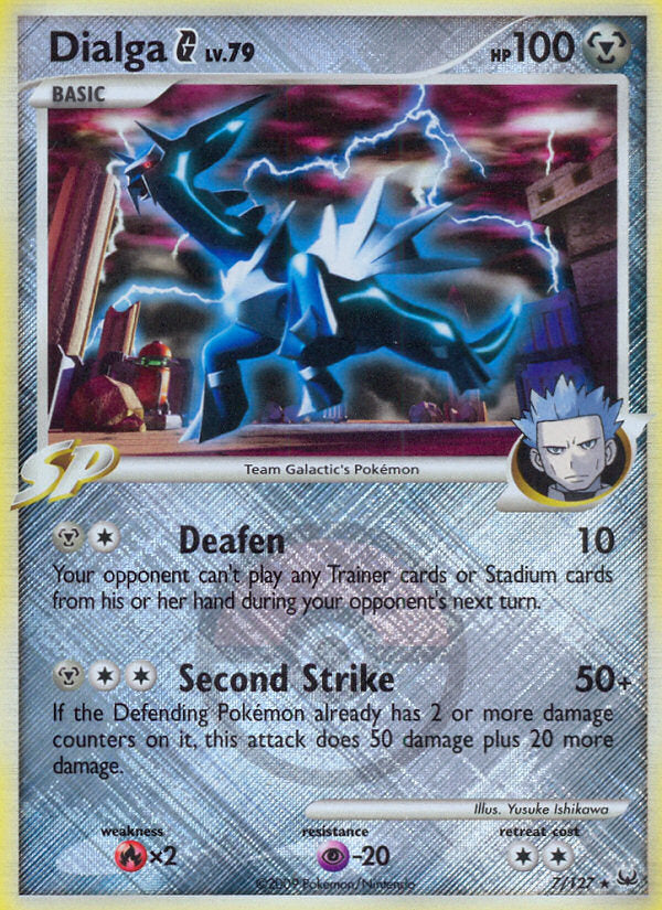 Platinum Dialga G #7 League Promo