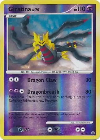 Platinum Giratina #28/127 reverse holo