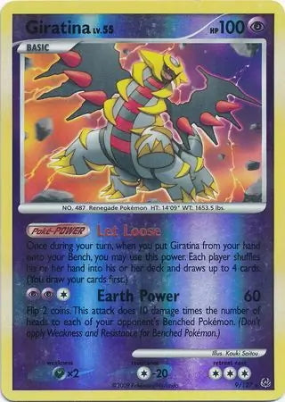 Platinum Giratina #9/127 reverse holo