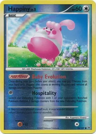 Platinum Happiny #76/127 reverse holo