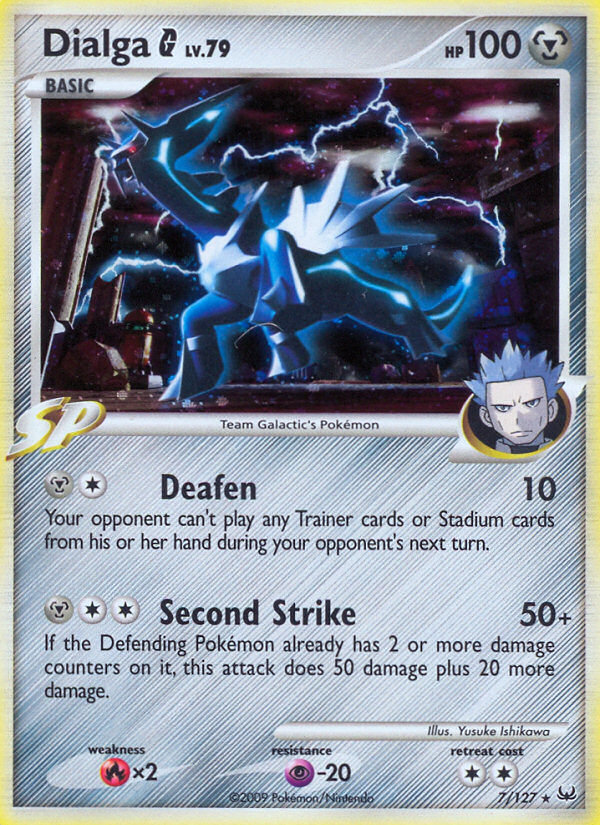 Platinum Holo Dialga G #7/127