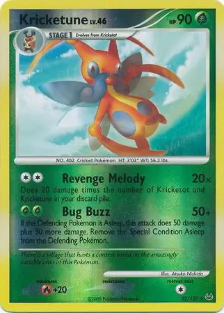 Platinum Kricketune #32/127 reverse holo