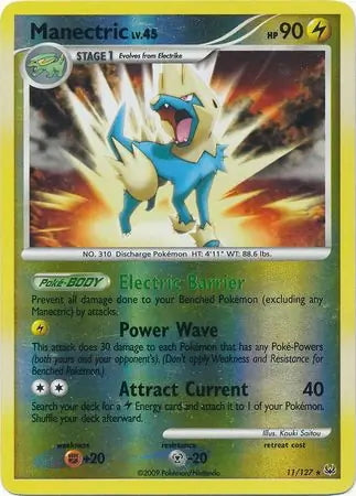 Platinum Manectric #11/127 reverse holo