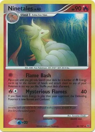 Platinum Ninetales #36/127 reverse holo
