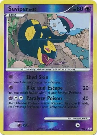 Platinum Seviper #61/127 reverse holo