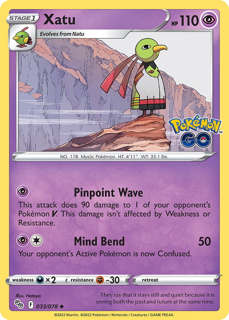 Pokémon Go Xatu #33/78