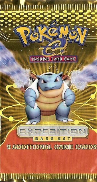 Pokémon E-Series Expedition Base Set Booster Pack Blastoise