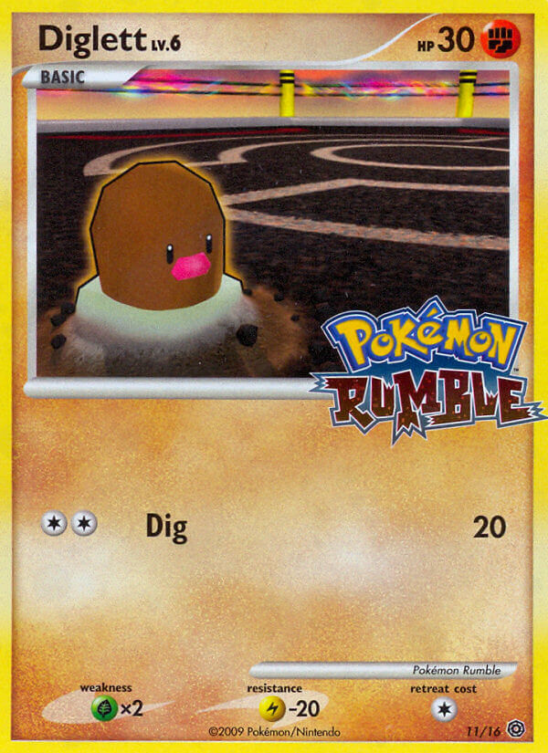 Pokemon Rumble Diglett #11