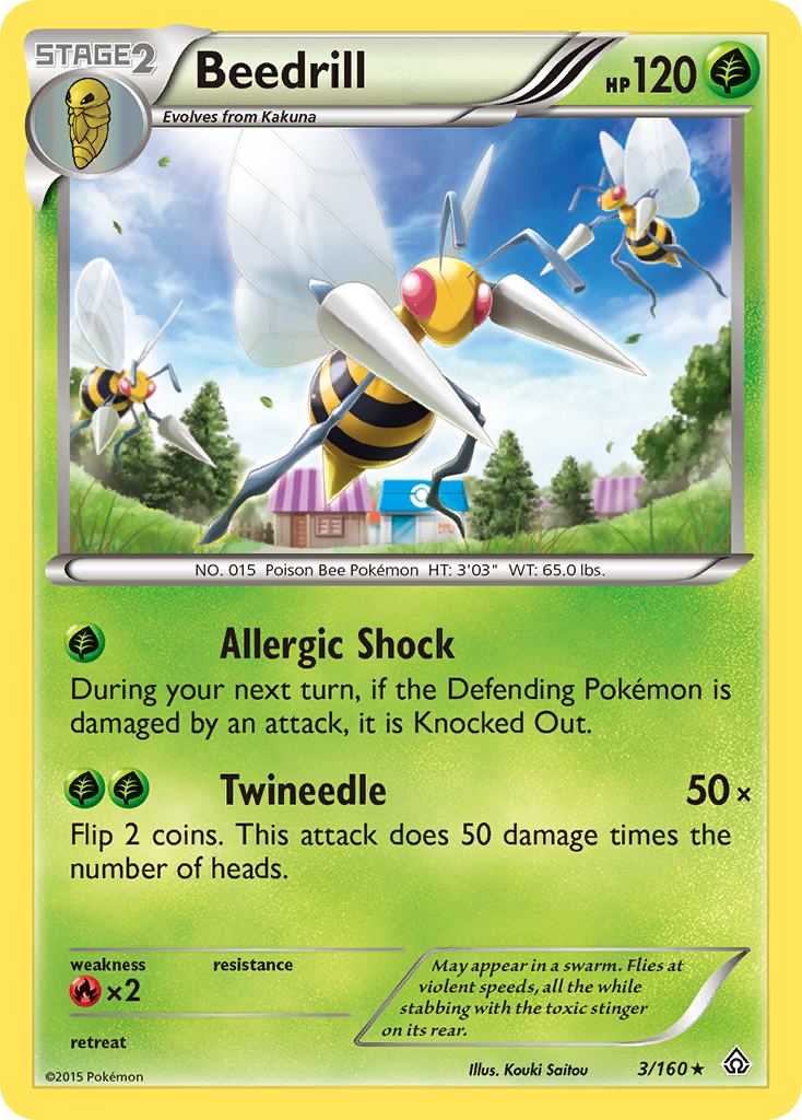 Primal Clash Beedrill #3/160
