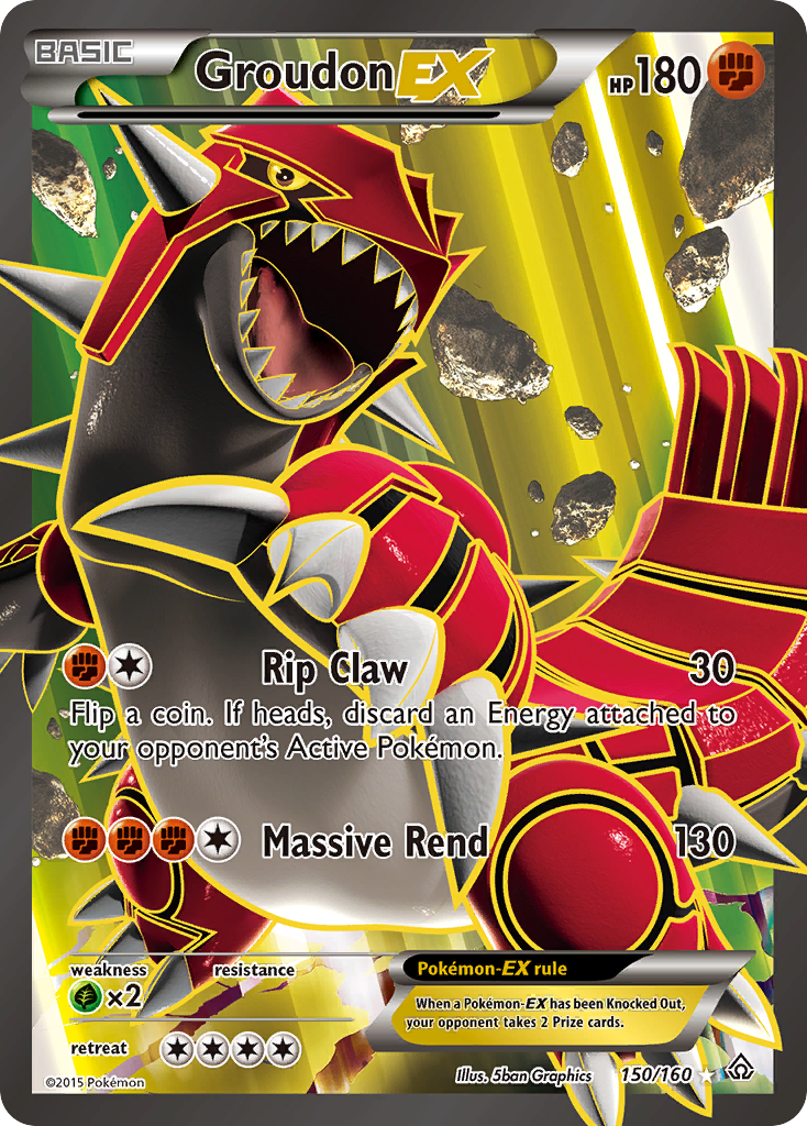 Primal Clash Groudon EX #150/160
