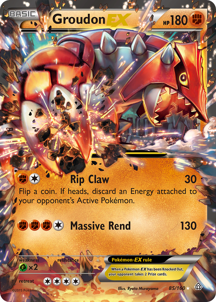 Primal Clash Groudon EX #85/160